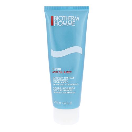 Čisticí gel Biotherm Homme T-PUR Anti Oil & Shine 125 ml