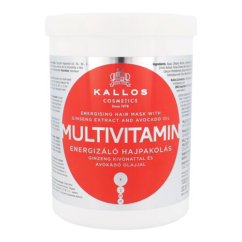 Maska na vlasy Kallos Cosmetics Multivitamin 1000 ml