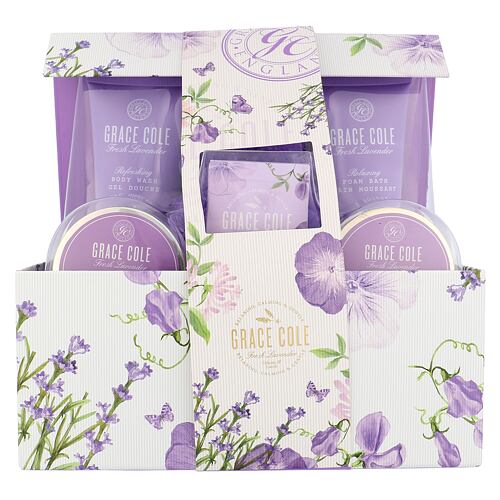 Pěna do koupele Grace Cole Fresh Lavender 150 ml poškozená krabička Kazeta