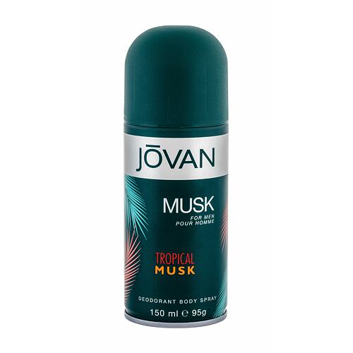 Deodorant Jövan Tropical Musk 150 ml poškozený flakon