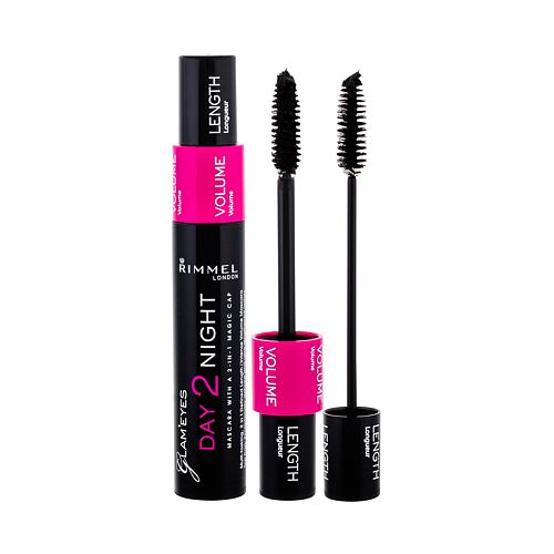 Řasenka Rimmel London Day 2 Night 9,5 ml 001 Black