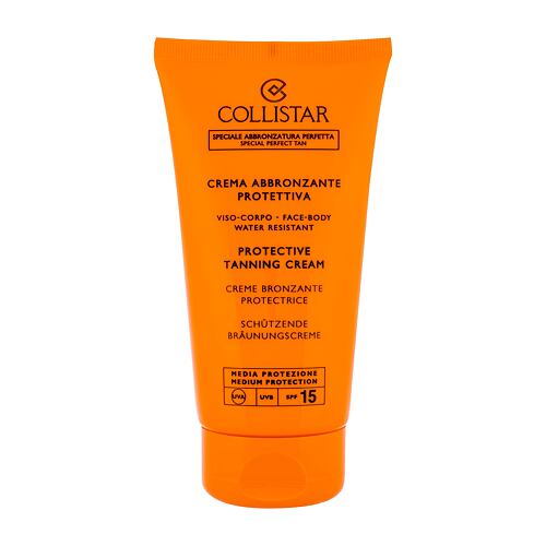 Opalovací přípravek na tělo Collistar Special Perfect Tan Protective Tanning Cream SPF15 150 ml