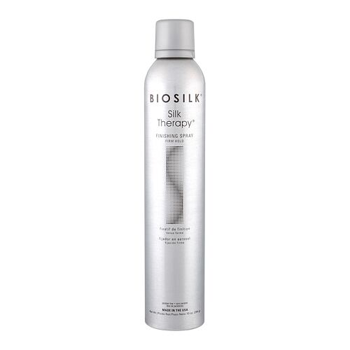 Lak na vlasy Farouk Systems Biosilk Silk Therapy Finishing Spray 284 g poškozený flakon