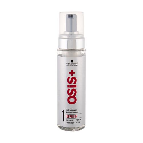 Objem vlasů Schwarzkopf Professional Osis+ Topped Up Gentle Hold Mousse 200 ml