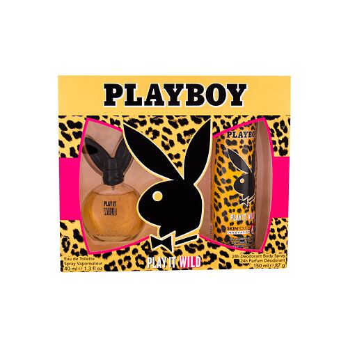 Toaletní voda Playboy Play It Wild For Her 40 ml poškozená krabička Kazeta