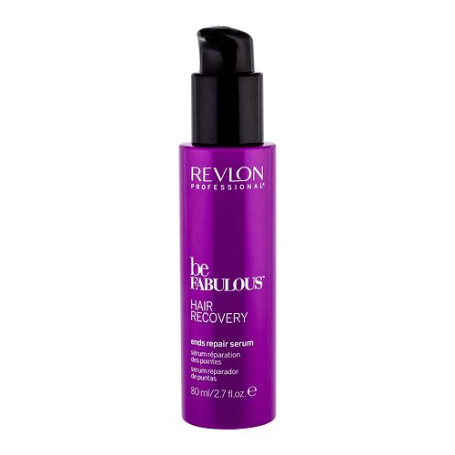 Olej na vlasy Revlon Professional Be Fabulous Hair Recovery Damaged Hair Ends Repair Serum 80 ml poškozená krabička