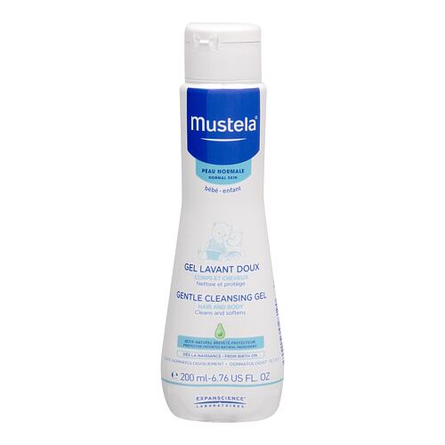Sprchový gel Mustela Bébé Gentle Cleansing Gel Hair and Body 200 ml