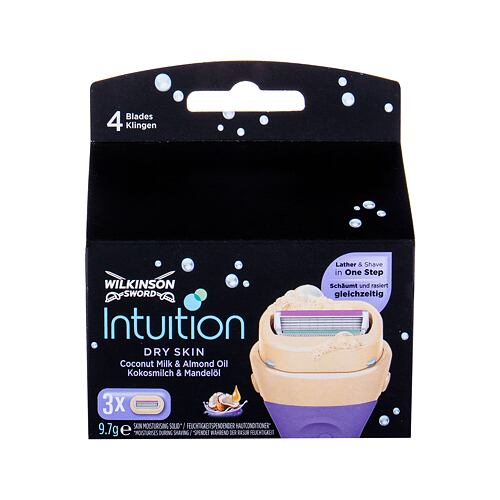 Náhradní břit Wilkinson Sword Intuition Dry Skin 3 ks poškozená krabička