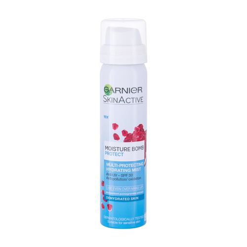 Pleťová voda a sprej Garnier SkinActive Moisture Bomb Protect Mist SPF30 75 ml