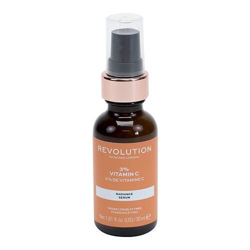 Pleťové sérum Revolution Skincare Vitamin C 3% Radiance Serum 30 ml poškozená krabička