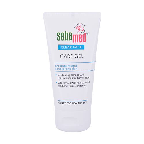 Pleťový gel SebaMed Clear Face Care Gel 50 ml poškozená krabička