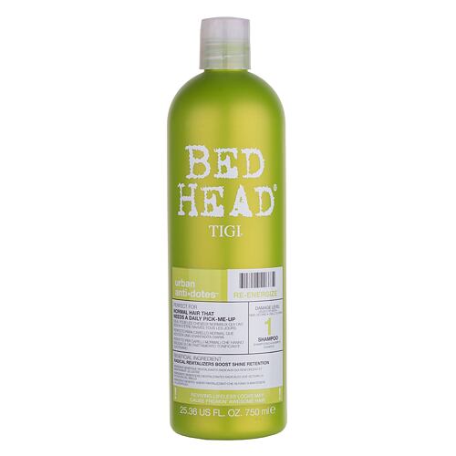 Šampon Tigi Bed Head Re-Energize 750 ml poškozený flakon