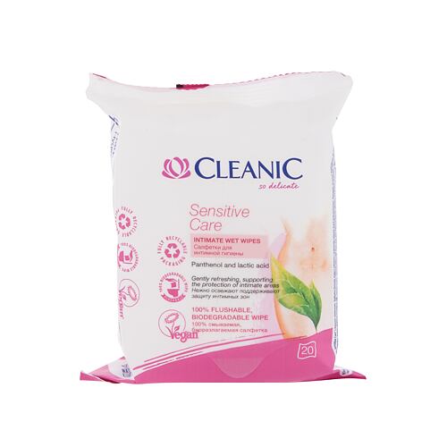 Intimní hygiena Cleanic Sensitive Care 20 ks