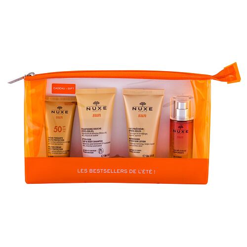 Opalovací přípravek na obličej NUXE Sun Melting Cream SPF50 Travel Set 30 ml poškozený obal Kazeta