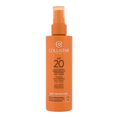 Opalovací přípravek na tělo Collistar Smart Sun Protection Tanning Moisturizing Milk Spray SPF20 200 ml