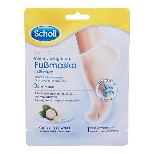 Maska na nohy Scholl Expert Care Intensive Nourishing Foot Mask Macadamia Oil 1 ks