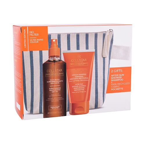 Opalovací přípravek na tělo Collistar Special Perfect Tan Supertanning Moisturizing Dry Oil 200 ml poškozená krabička Kazeta