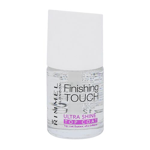Lak na nehty Rimmel London Finishing Touch Ultra Shine Top Coat 12 ml poškozený flakon