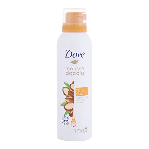 Sprchová pěna Dove Shower Mousse Argan Oil 200 ml poškozený flakon