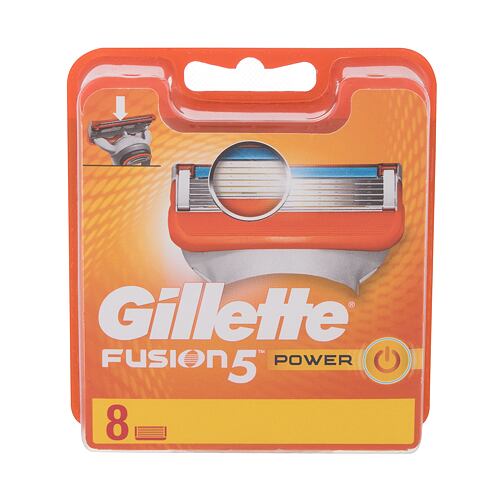 Náhradní břit Gillette Fusion5 Power 8 ks poškozená krabička