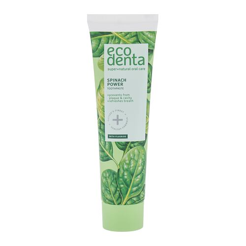 Zubní pasta Ecodenta Toothpaste Spinach Power 100 ml poškozená krabička