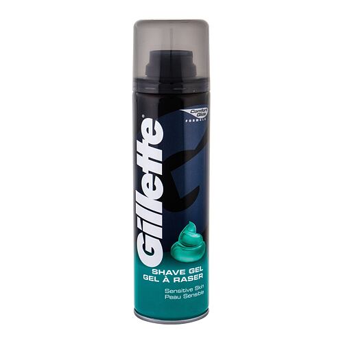 Gel na holení Gillette Shave Gel Sensitive 200 ml poškozený flakon
