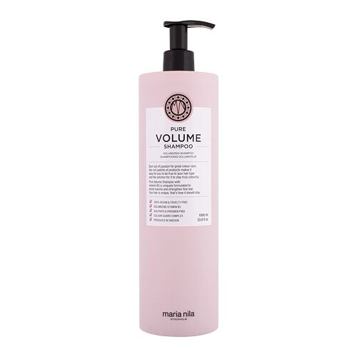 Šampon Maria Nila Pure Volume 1000 ml poškozený flakon