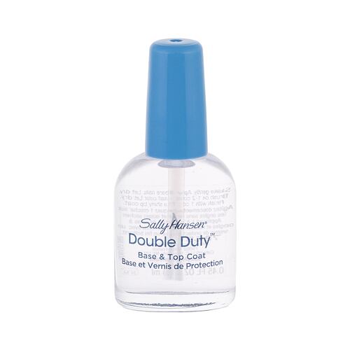 Péče o nehty Sally Hansen Double Duty Strengthening Base & Top Coat 13,3 ml poškozený obal