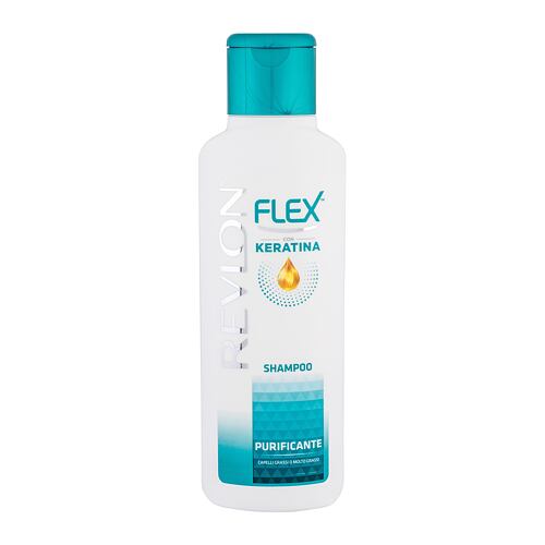 Šampon Revlon Flex Keratin Purifying 400 ml poškozený flakon