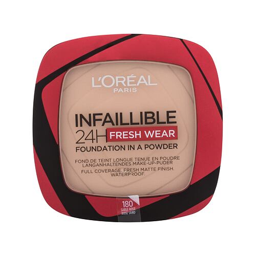 Make-up L'Oréal Paris Infaillible 24H Fresh Wear Foundation In A Powder 9 g 180 Rose Sand