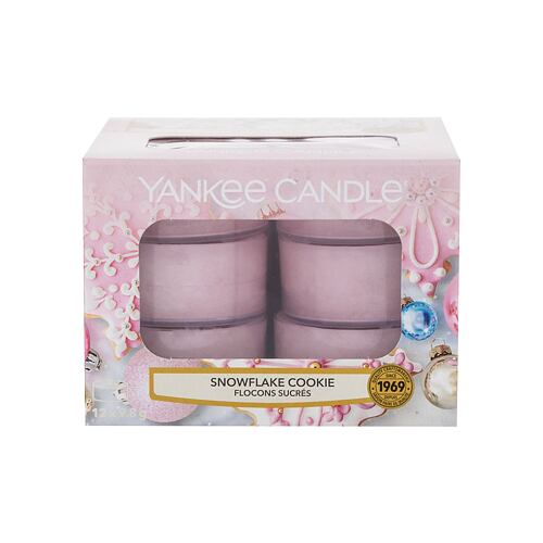 Vonná svíčka Yankee Candle Snowflake Cookie 117,6 g poškozená krabička