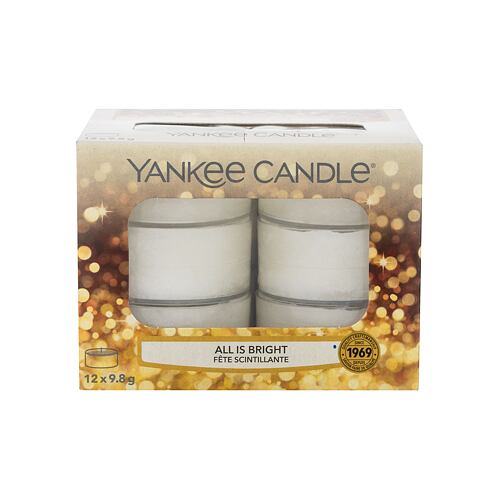 Vonná svíčka Yankee Candle All Is Bright 117,6 g poškozená krabička