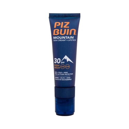 Denní pleťový krém PIZ BUIN Mountain Sun Cream + Lipstick SPF30 20 ml
