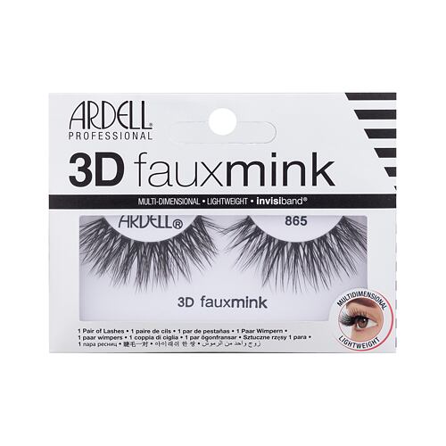 Umělé řasy Ardell 3D Faux Mink 865 1 ks Black