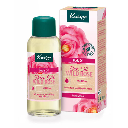 Tělový olej Kneipp Wild Rose 100 ml poškozená krabička