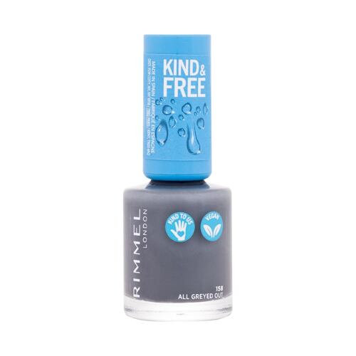 Lak na nehty Rimmel London Kind & Free 8 ml 158 All Greyed Out