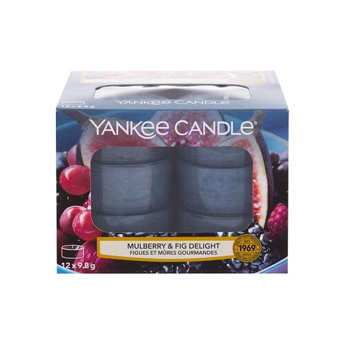 Vonná svíčka Yankee Candle Mulberry & Fig Delight 117,6 g poškozená krabička