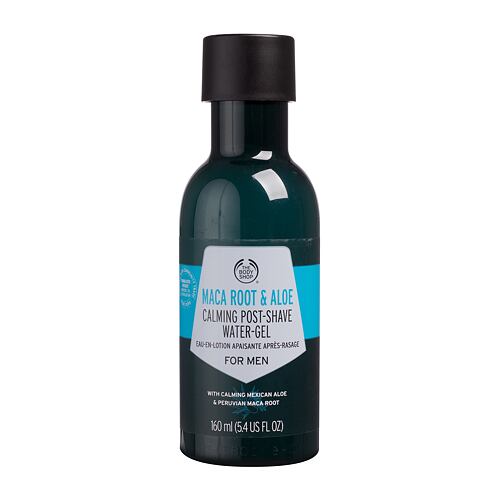 Přípravek po holení The Body Shop Maca Root & Aloe Calming Post-Shave Water-Gel 160 ml