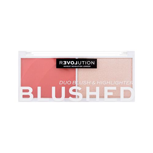 Konturovací paletka Revolution Relove Colour Play Blushed Duo Blush & Highlighter 5,8 g Cute
