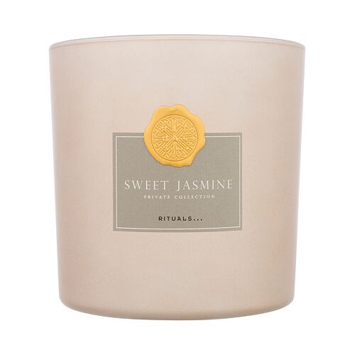 Vonná svíčka Rituals Private Collection Sweet Jasmine 1000 g poškozená krabička