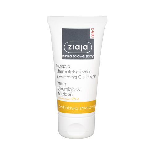 Denní pleťový krém Ziaja Med Dermatological Treatment Firming Day Cream SPF6 50 ml poškozená krabička