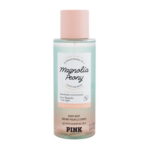 Tělový sprej Victoria´s Secret Pink Magnolia Peony 250 ml poškozený flakon