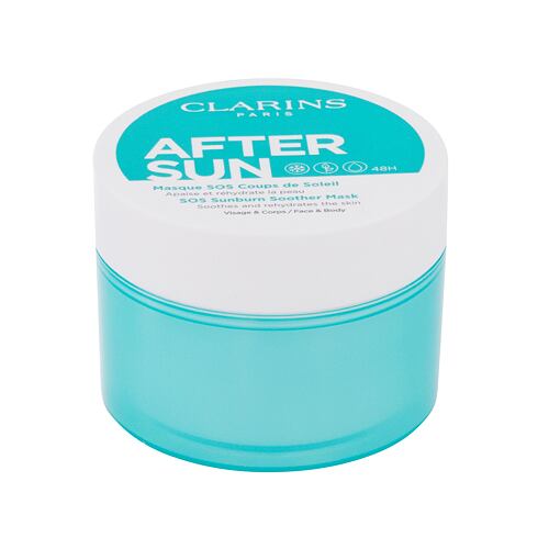 Přípravek po opalování Clarins After Sun SOS Sunburn Soother Mask 100 ml poškozená krabička