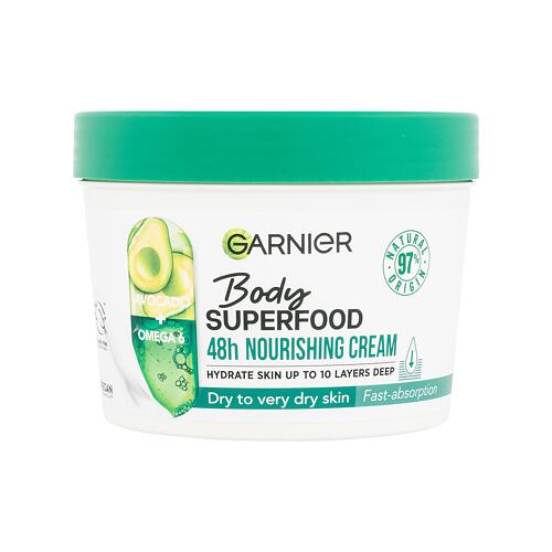 Tělový krém Garnier Body Superfood 48h Nourishing Cream Avocado Oil + Omega 6 380 ml