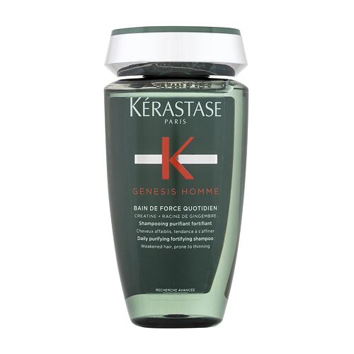 Šampon Kérastase Genesis Homme Bain De Force Quotidien 250 ml poškozený flakon