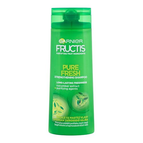 Šampon Garnier Fructis Pure Fresh 250 ml poškozený flakon