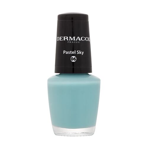 Lak na nehty Dermacol Mini Pastel 5 ml 06 Pastel Sky