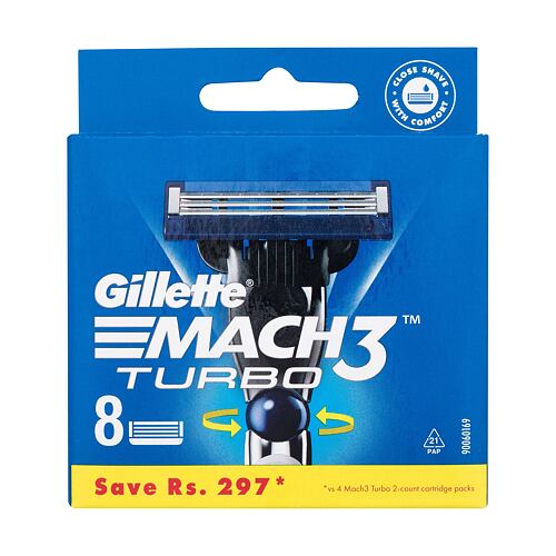 Náhradní břit Gillette Mach3 Turbo 8 ks