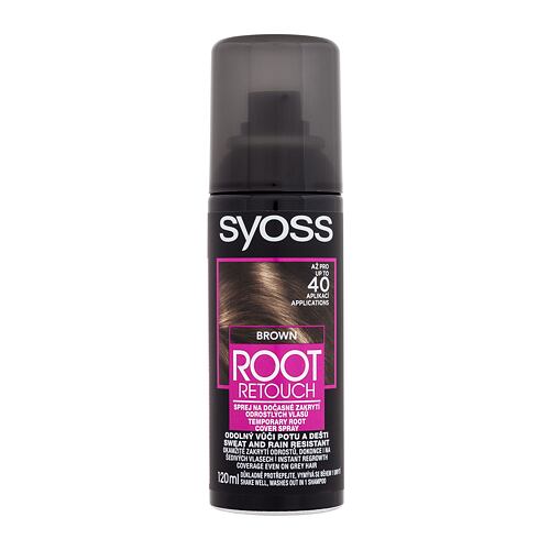 Barva na vlasy Syoss Root Retoucher Temporary Root Cover Spray 120 ml Brown