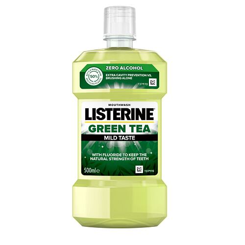 Ústní voda Listerine Green Tea Mild Taste Mouthwash 500 ml
